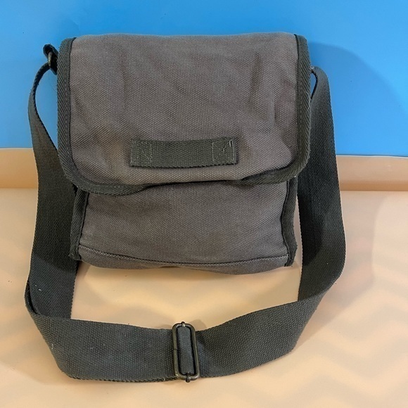 Vintage Military Crossbody Bag - Picture 1 of 7